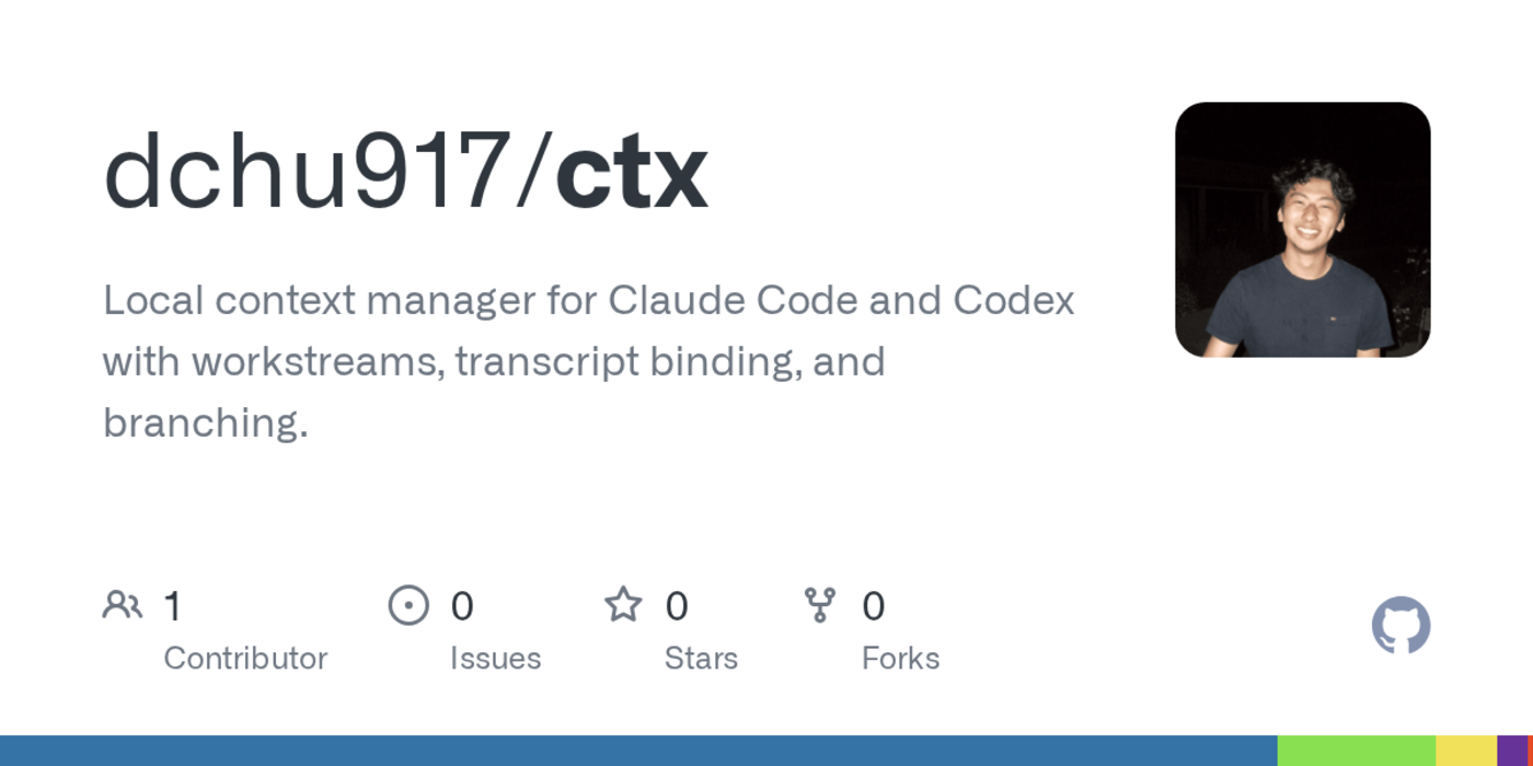 show hn ctx a resume that works across claude code and codex