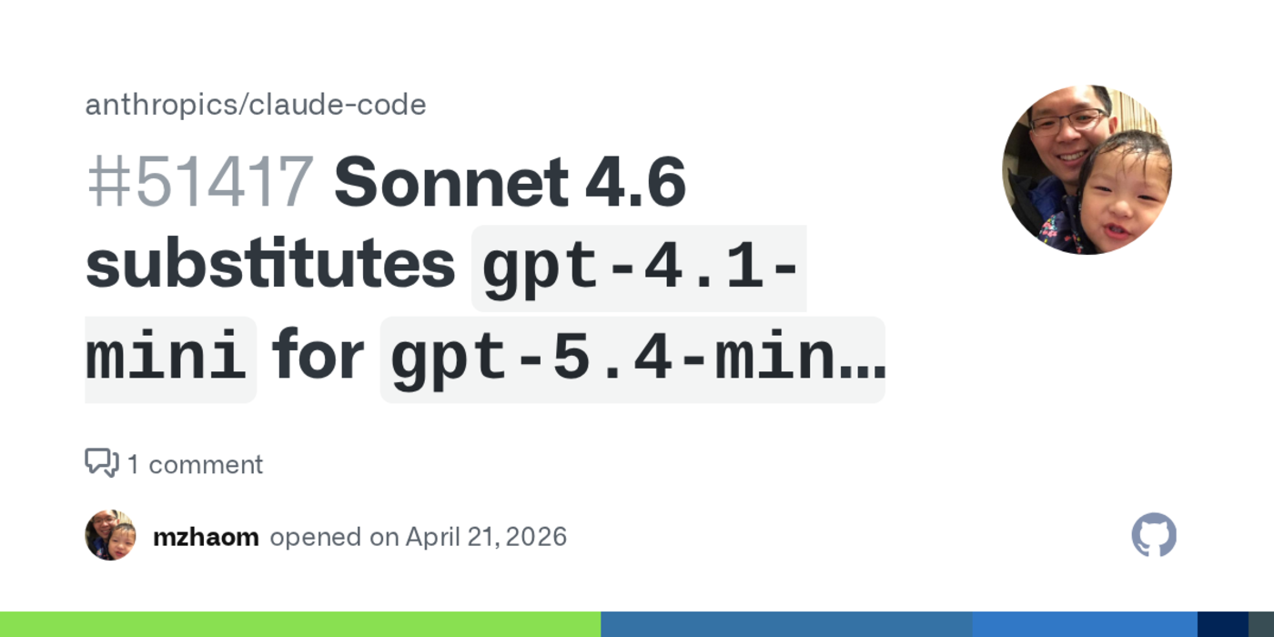 sonnet 46 model could mistakenly use wrong model for openai