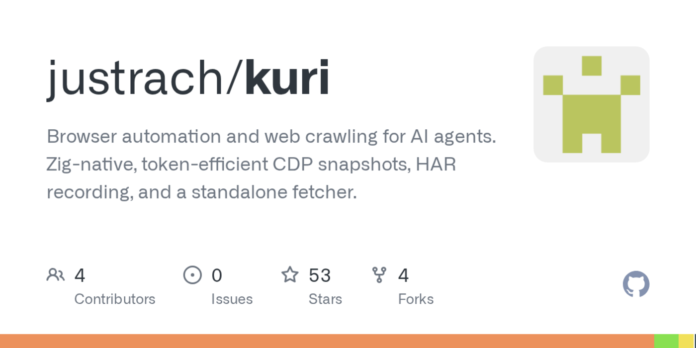 kuri zig based agentbrowser alternative
