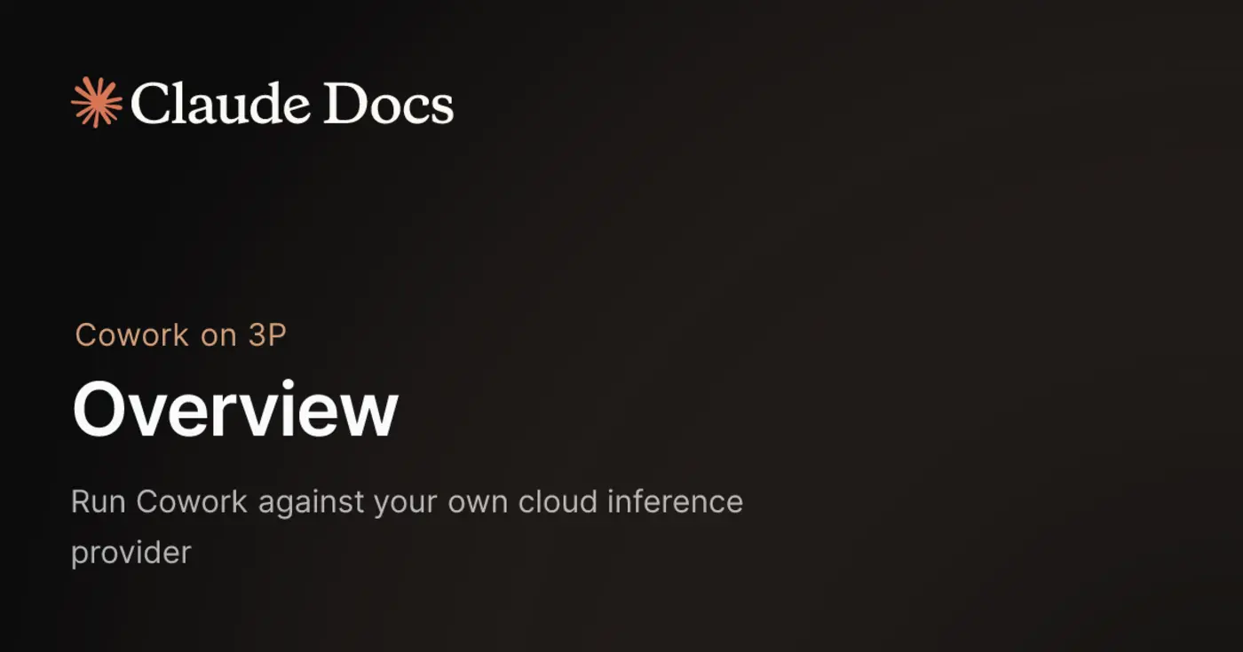 claude cowork against your own cloud inference provider