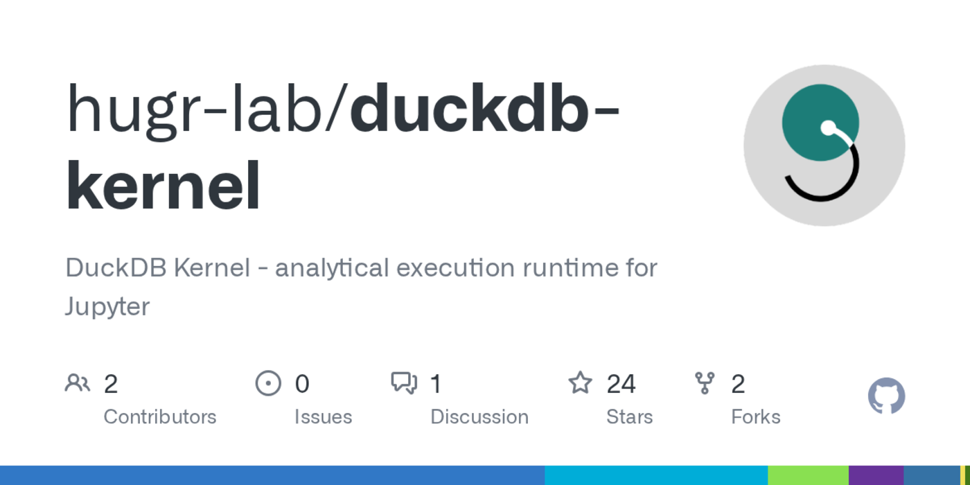 duckdb kernel analytical execution runtime for jupyter