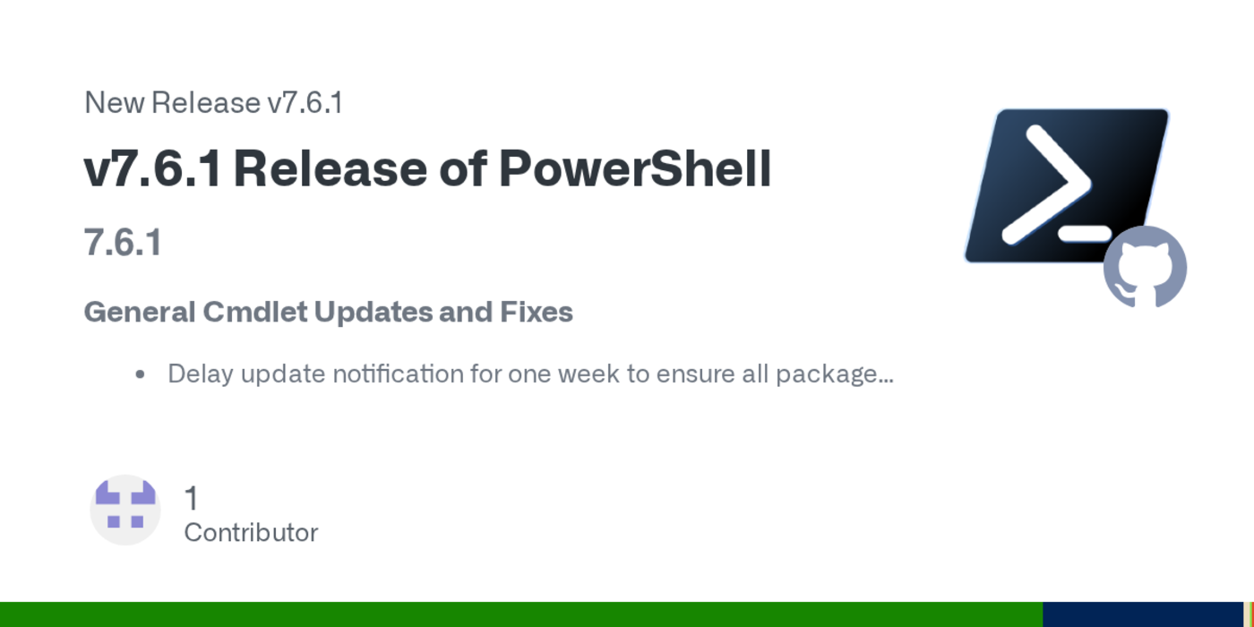 powershell v761 released
