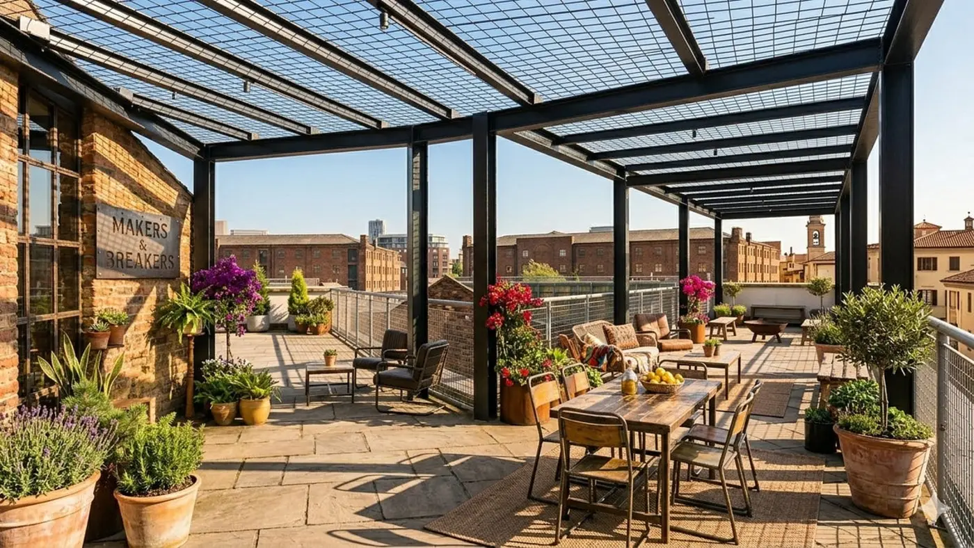 the narrow landing surface