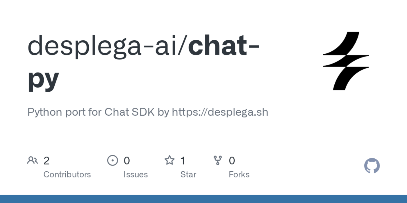 chatpy a python port of vercelx27s chat sdk