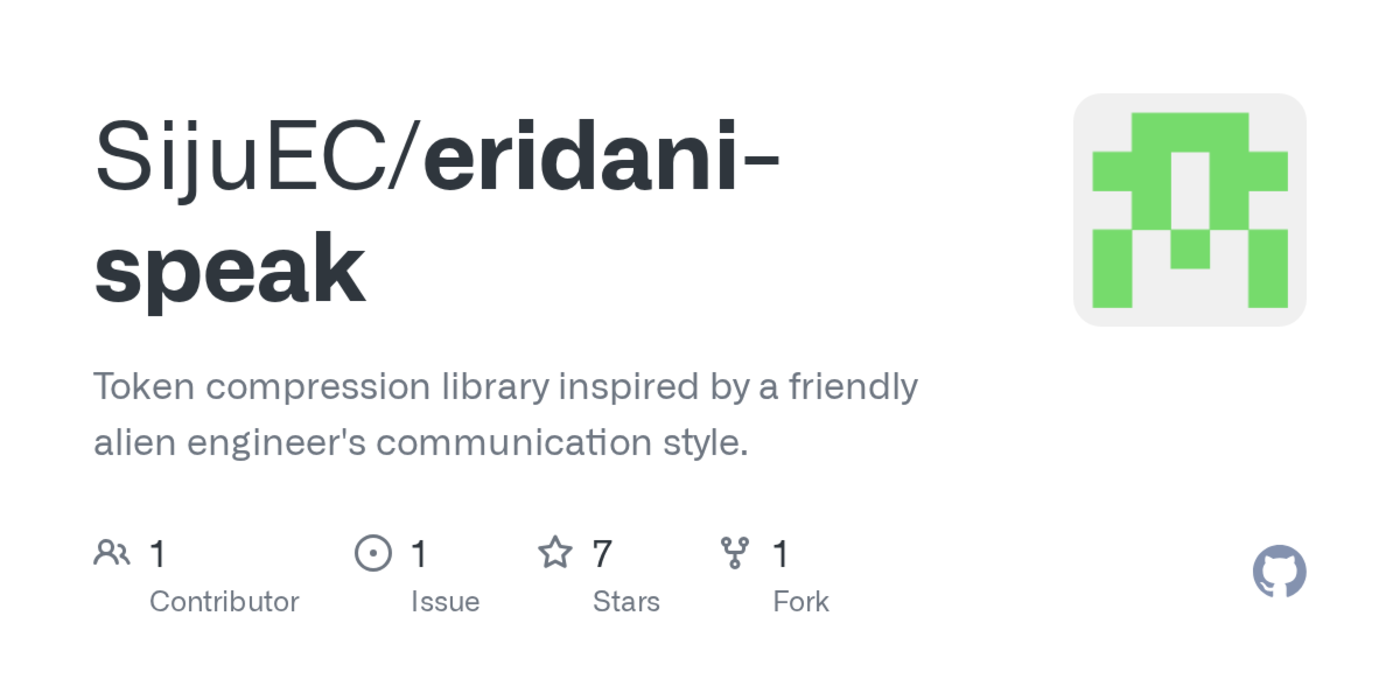 eridanispeak make your llm talk like rocky from project hail mary