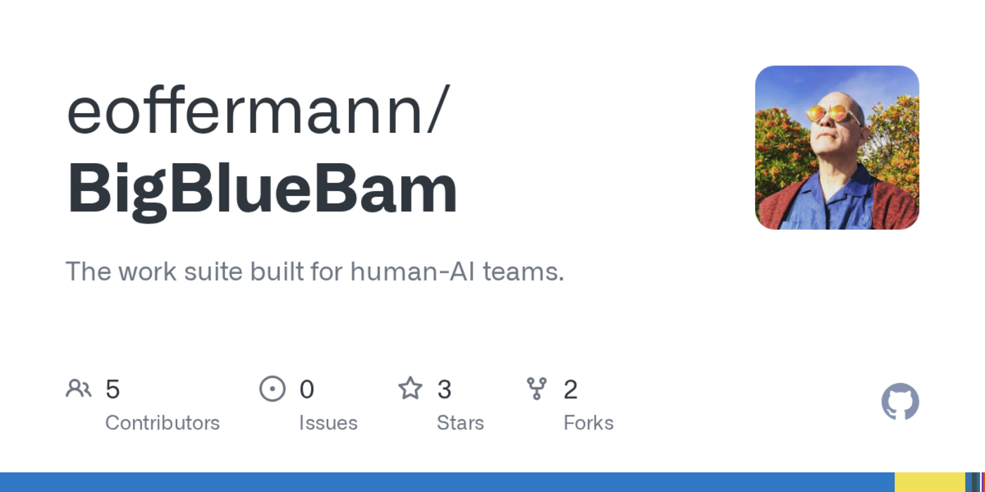 show hn bigbluebam mitlicensed work os where agents are firstclass coworkers