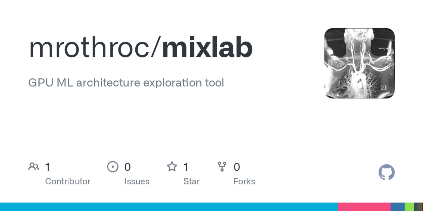 show hn mixlab an ml arch lab in go json config metal and cuda 16s builds