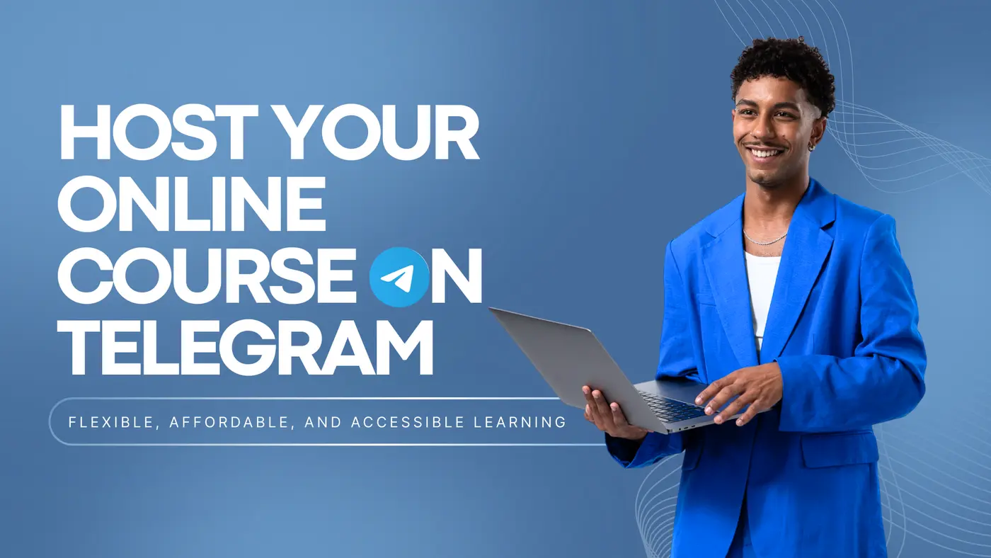host your course on telegram