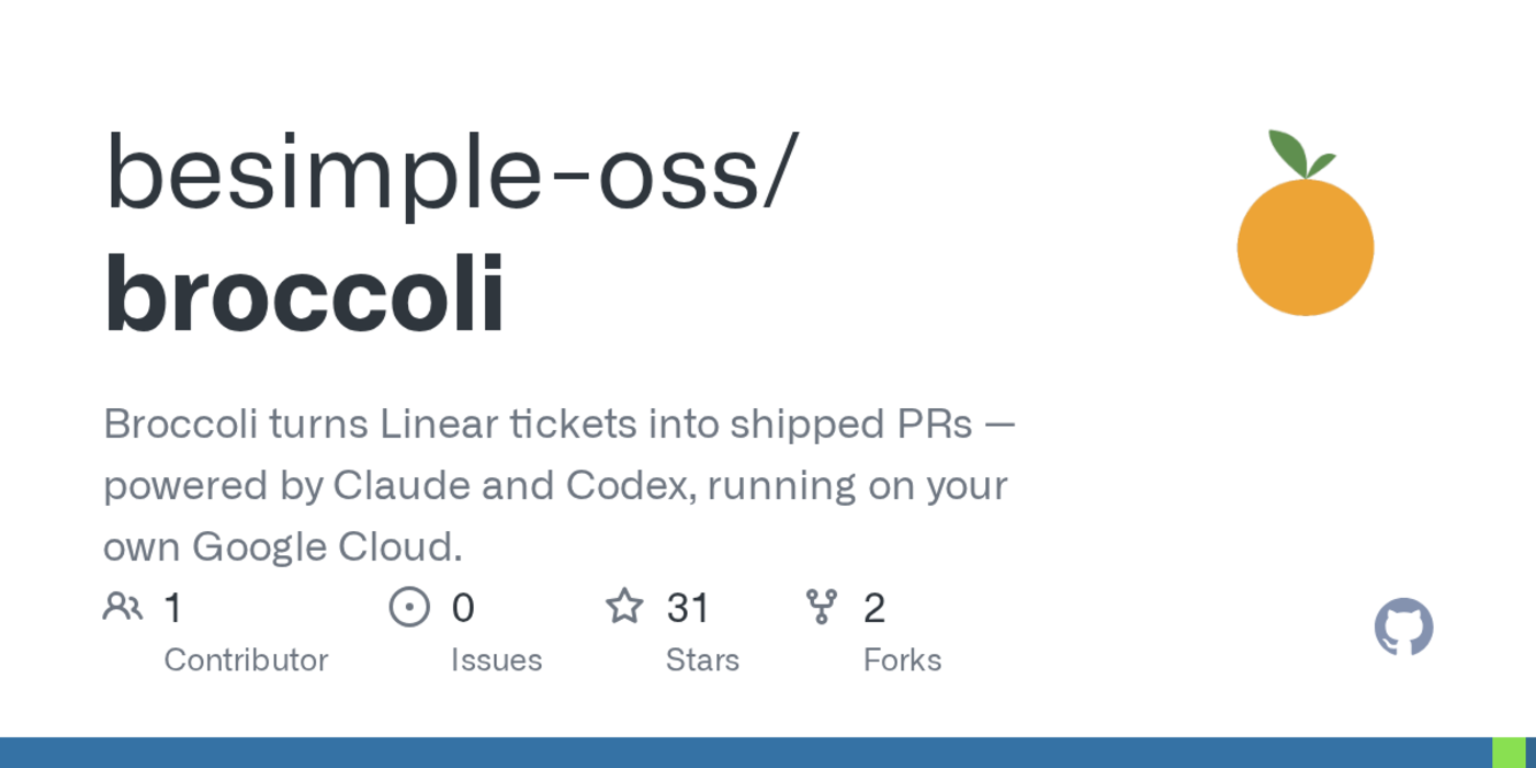 show hn broccoli one shot coding agent on the cloud