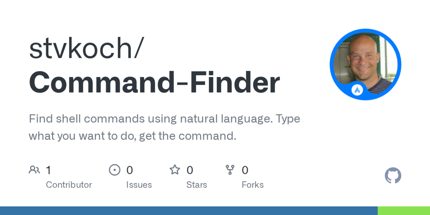 command finder natural language to shell commands in your terminal