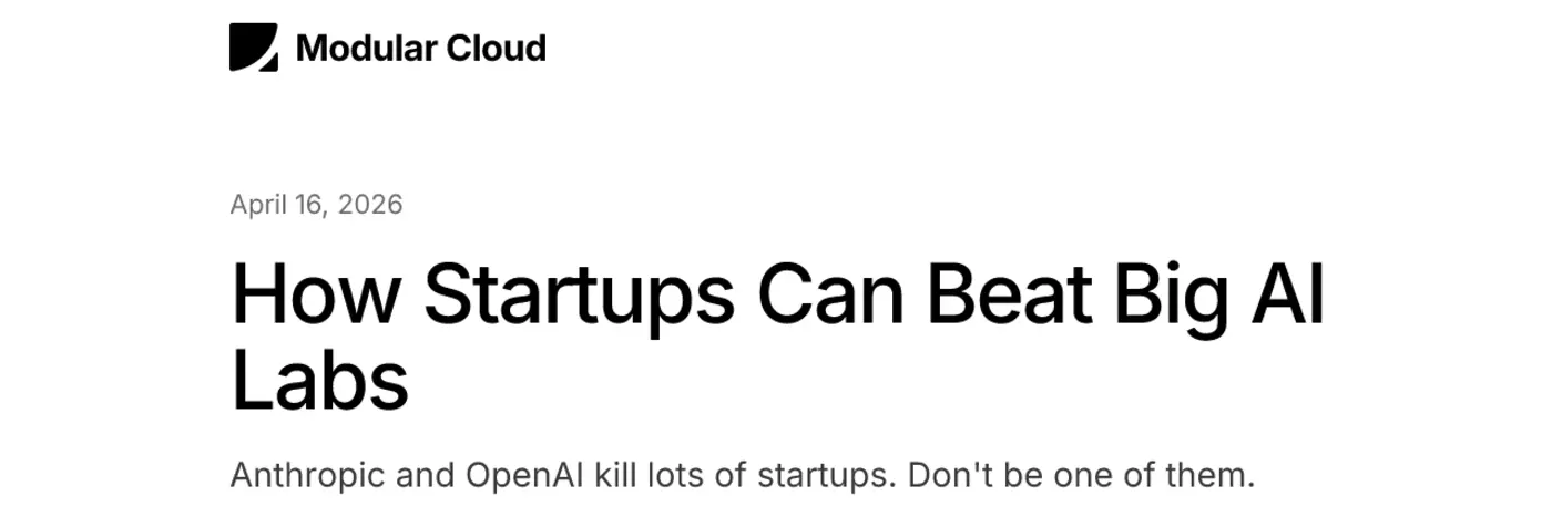 startups can beat big ai labs