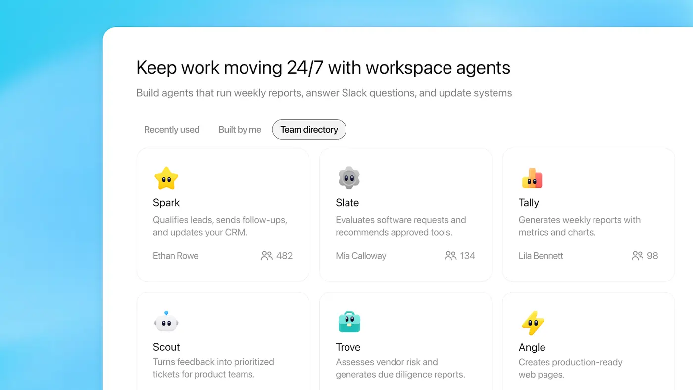 openai workspace agents for business