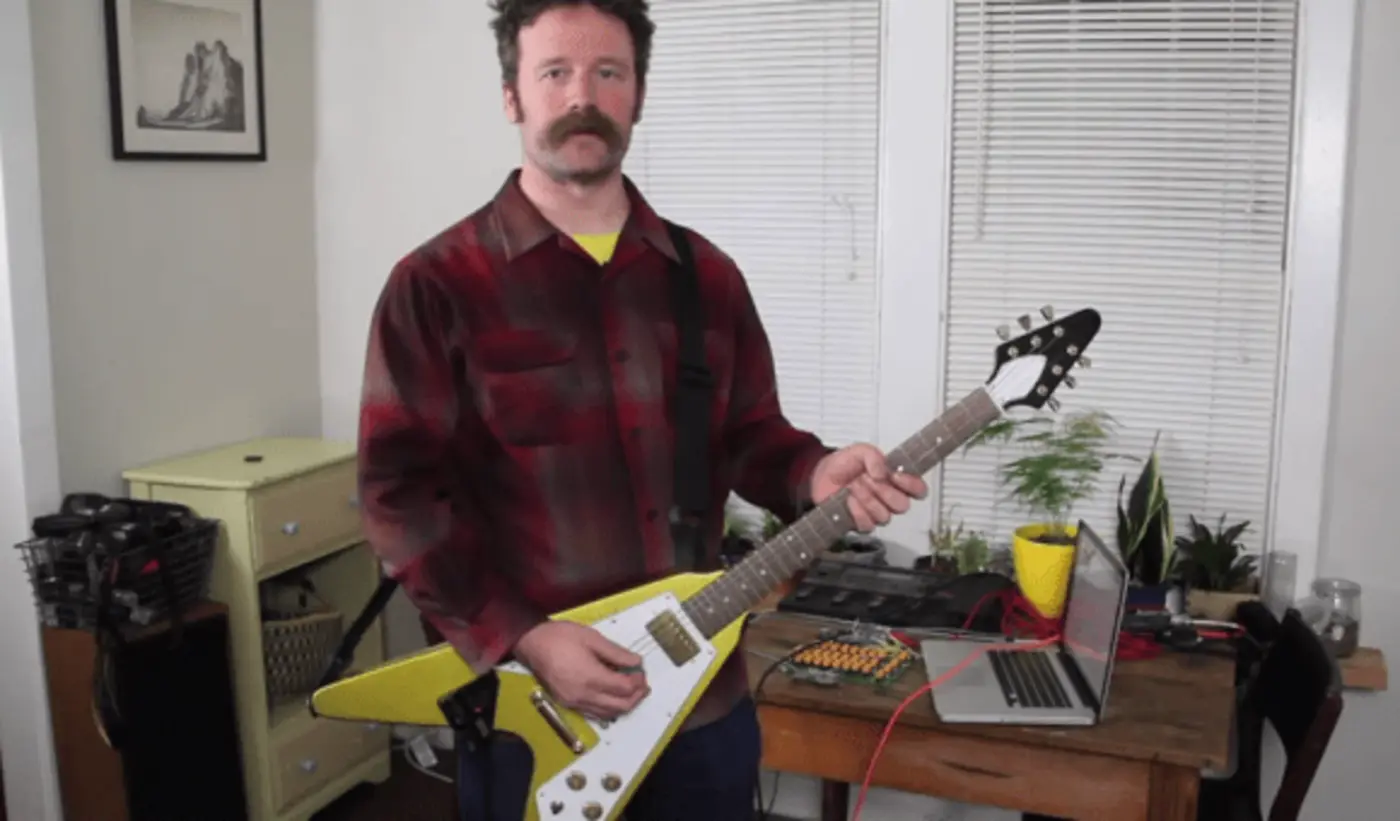 horribly complicated electric guitar keyboard 2013