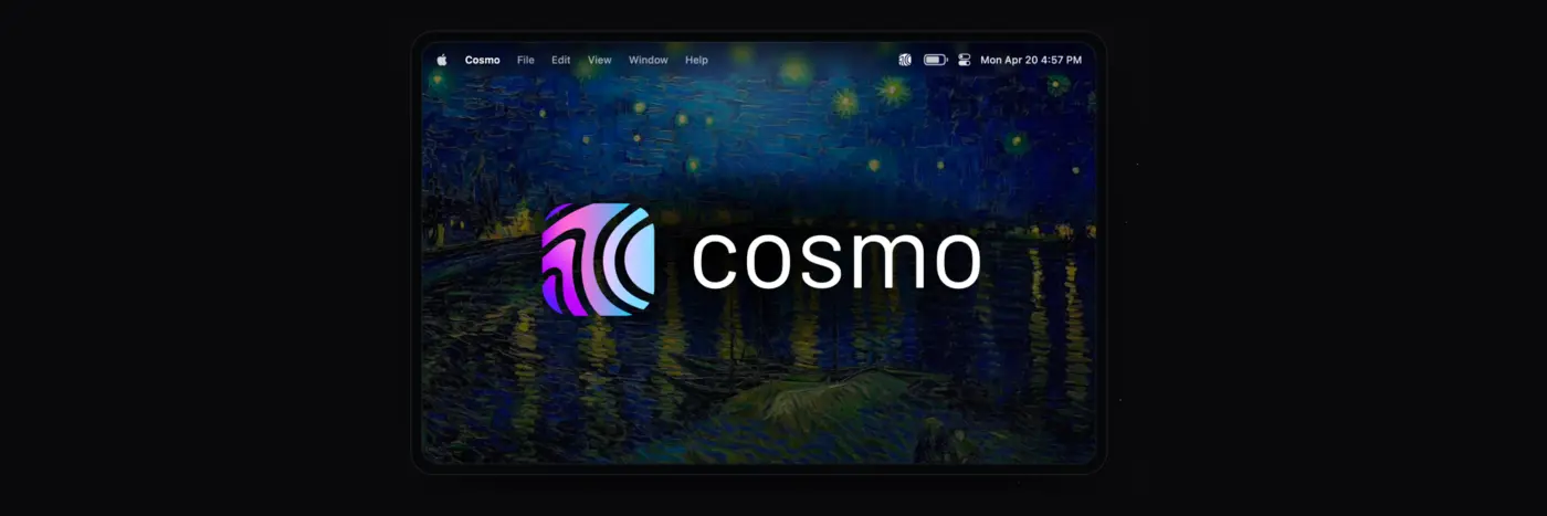 show hn cosmo desktop agent with generated ui