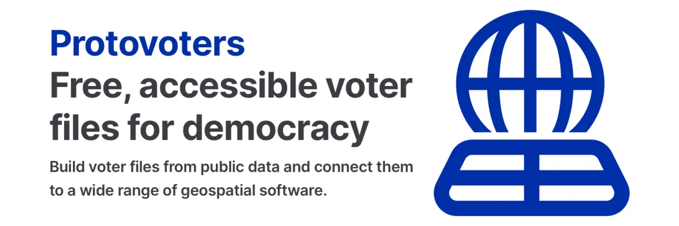 show hn protovoters free accessible voter files for democracy