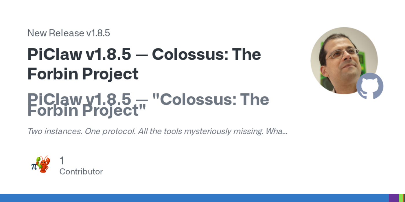release piclaw v185 colossus the forbin project