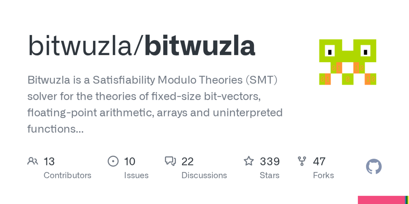bitwuzla satisfiability modulo theories smt solver