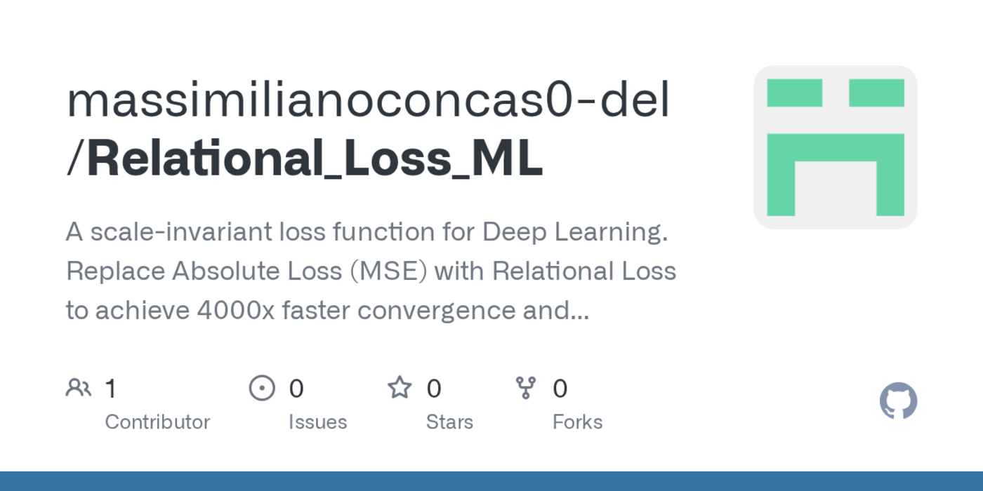 relational calculus for pytorch a dimensionless scaleinvariant loss function