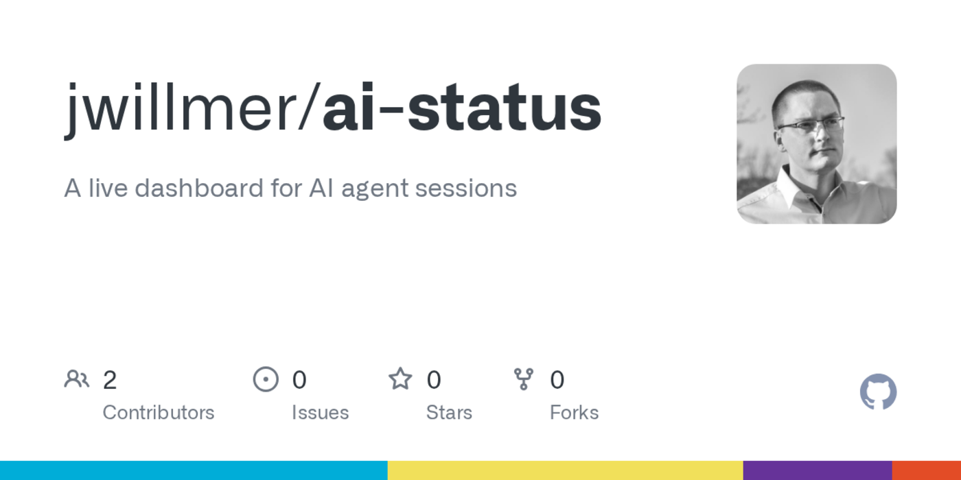a live dashboard for ai agent sessions