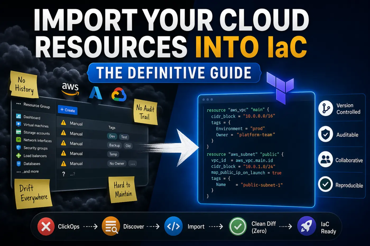 the definitive guide to importing your cloud resources into iac
