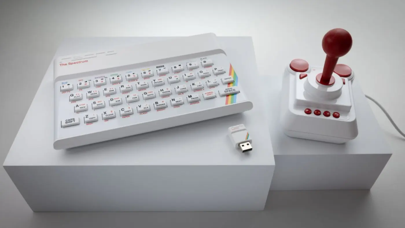 the sinclair zx spectrum white edition