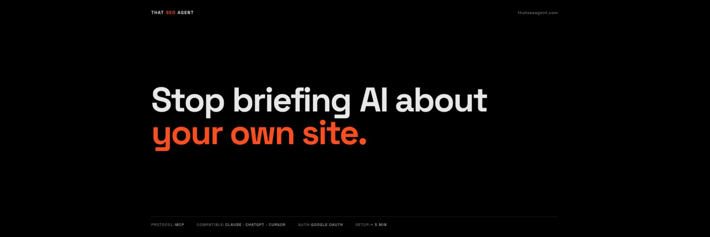 stop briefing ai about your own site