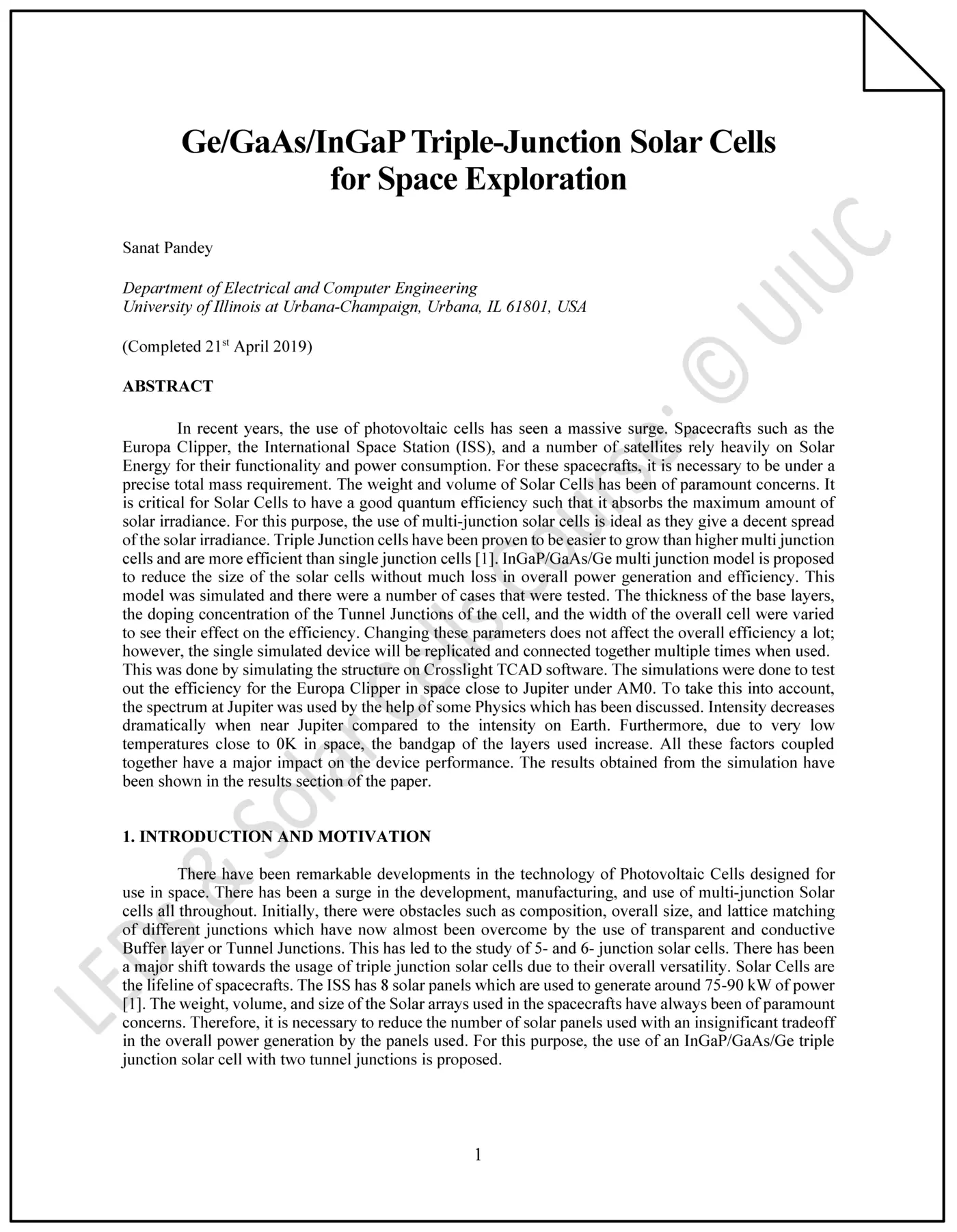 gegaasingap triplejunction solar cells for space exploration pdf