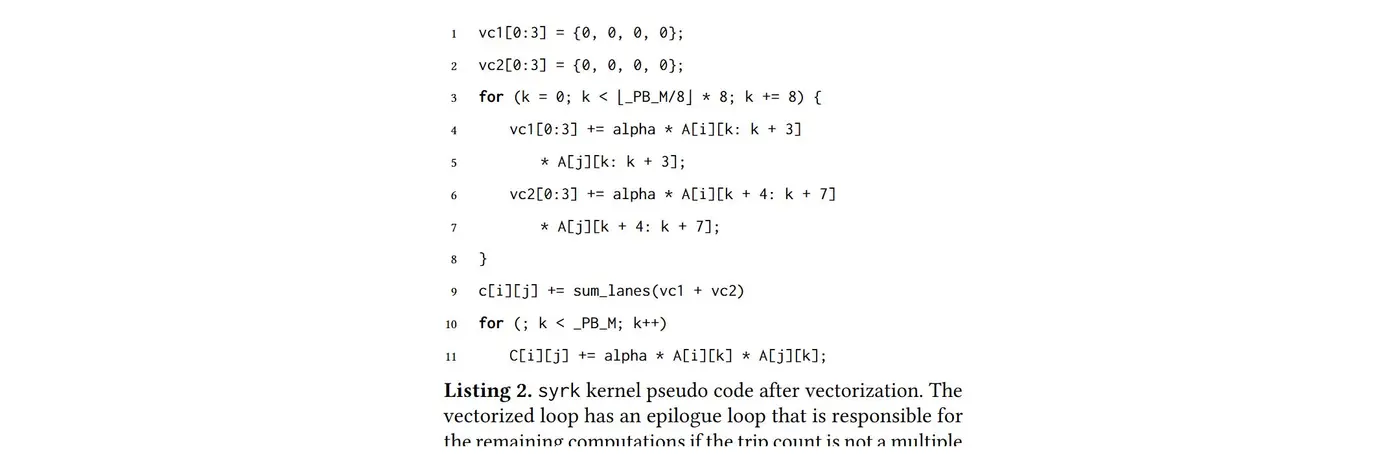 scalar interpolation a better balance between vector and scalar execution