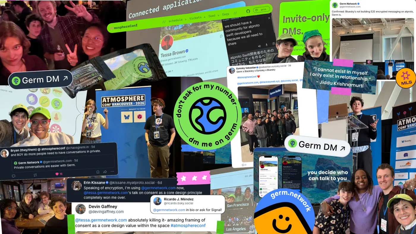 germ is a protocolnative endtoend encrypted social media messenger