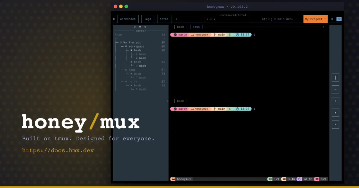 show hn buffer zoom adds osnative scrollback copy and find to any tmux pane