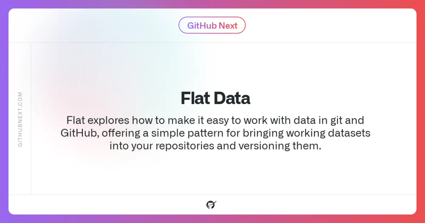 flat data
