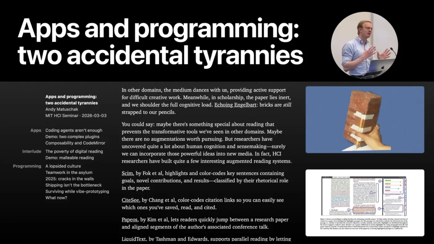 apps and programming two accidental tyrannies