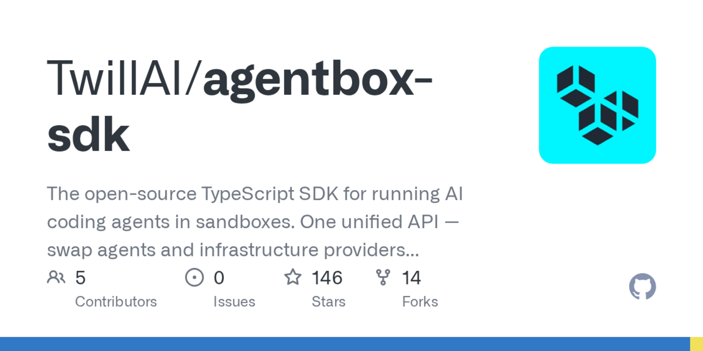 show hn agentbox sdk to run claude code codex or opencode in any sandbox