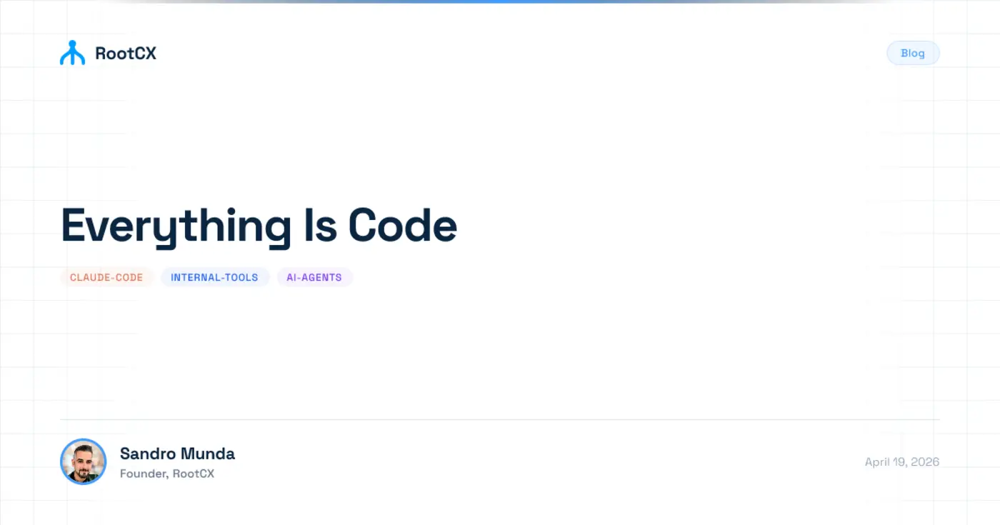 everything is code