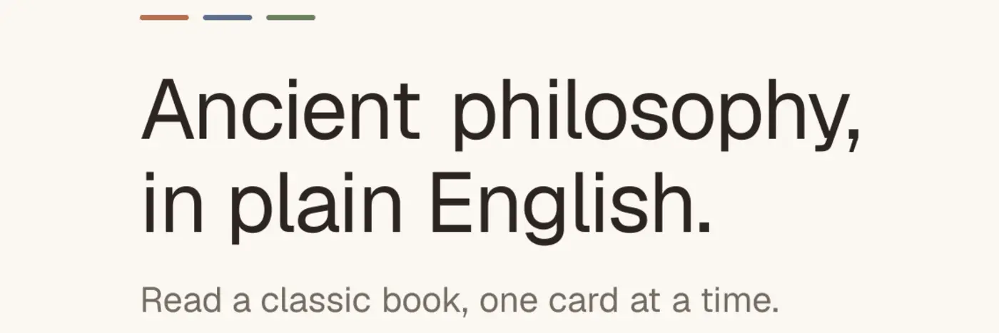 ancient philosophy in plain english