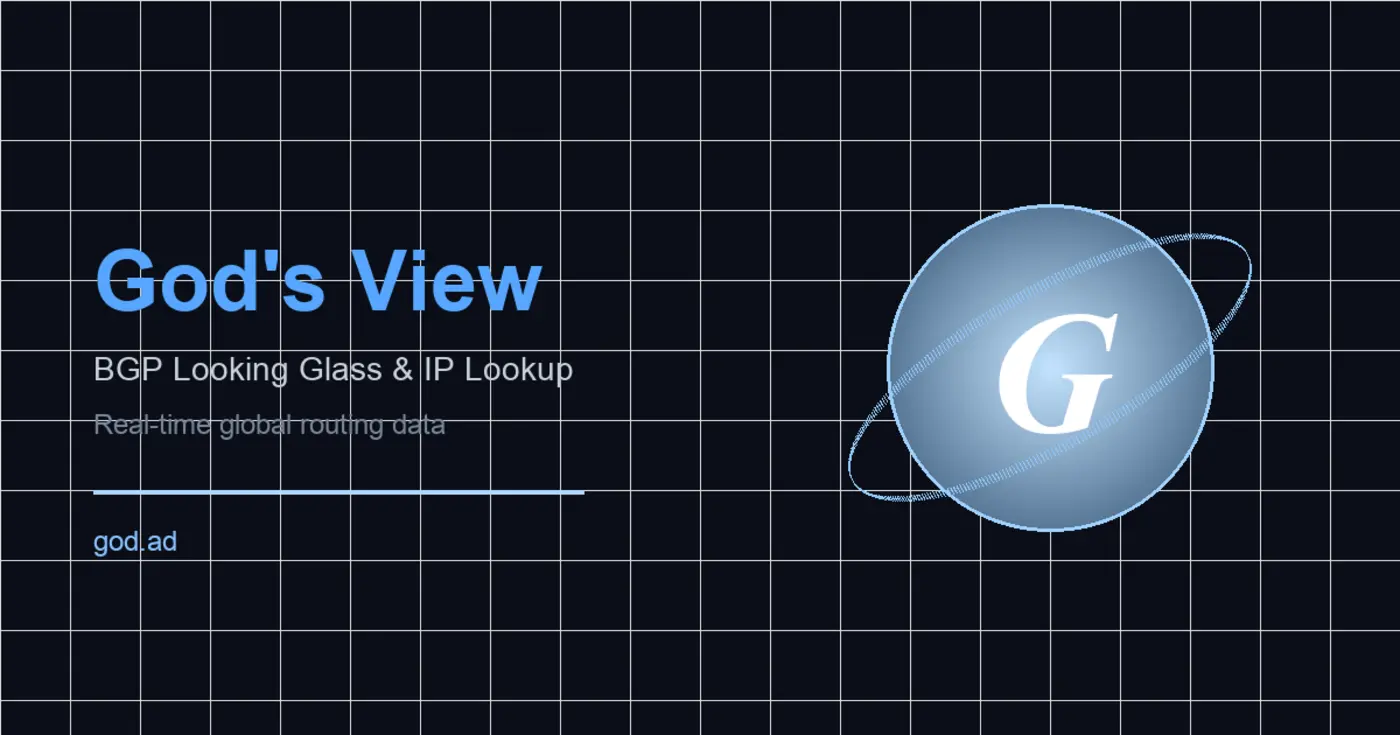 show hn godad realtime bgp routing data and dnsip lookups