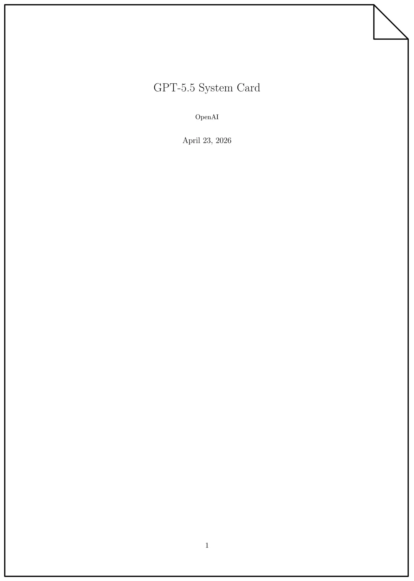 gpt55 system card pdf
