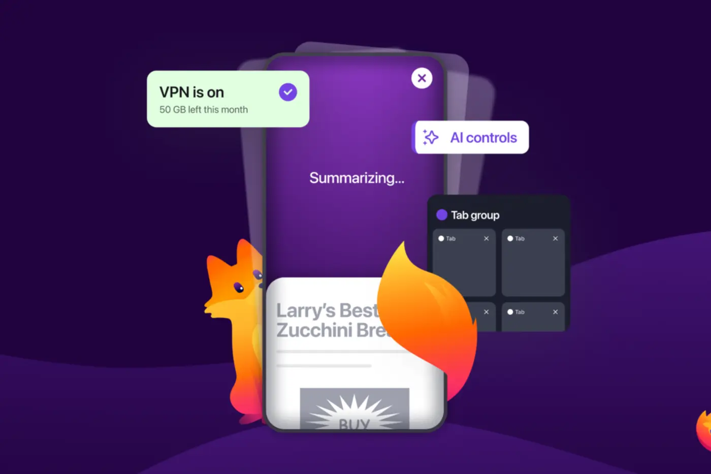 whatx27s new in firefox mobile less clutter more control a free builtin vpn