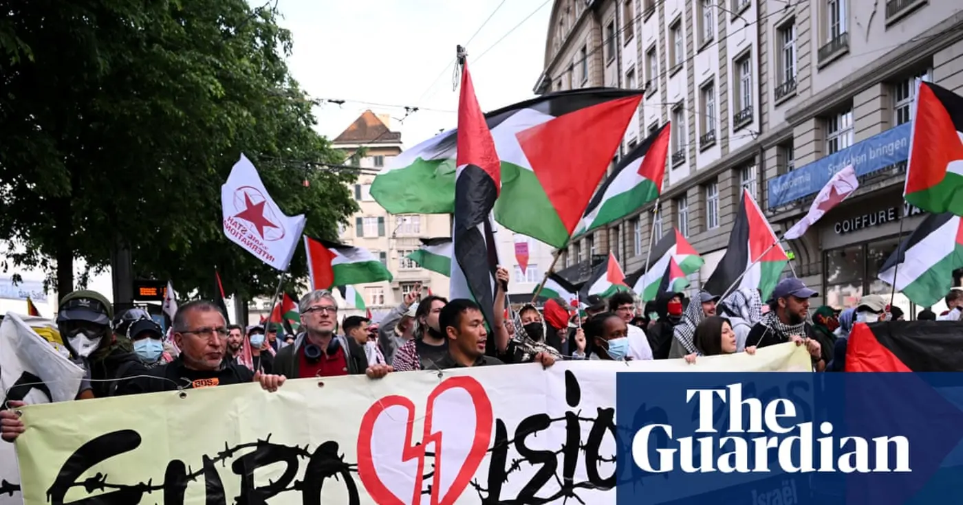 slovenia to air films about palestine instead of eurovision song contest