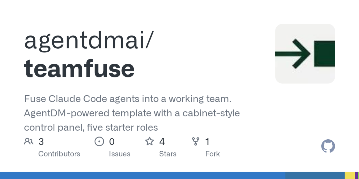 show hn teamfuse dev team built on distributed claude code agents