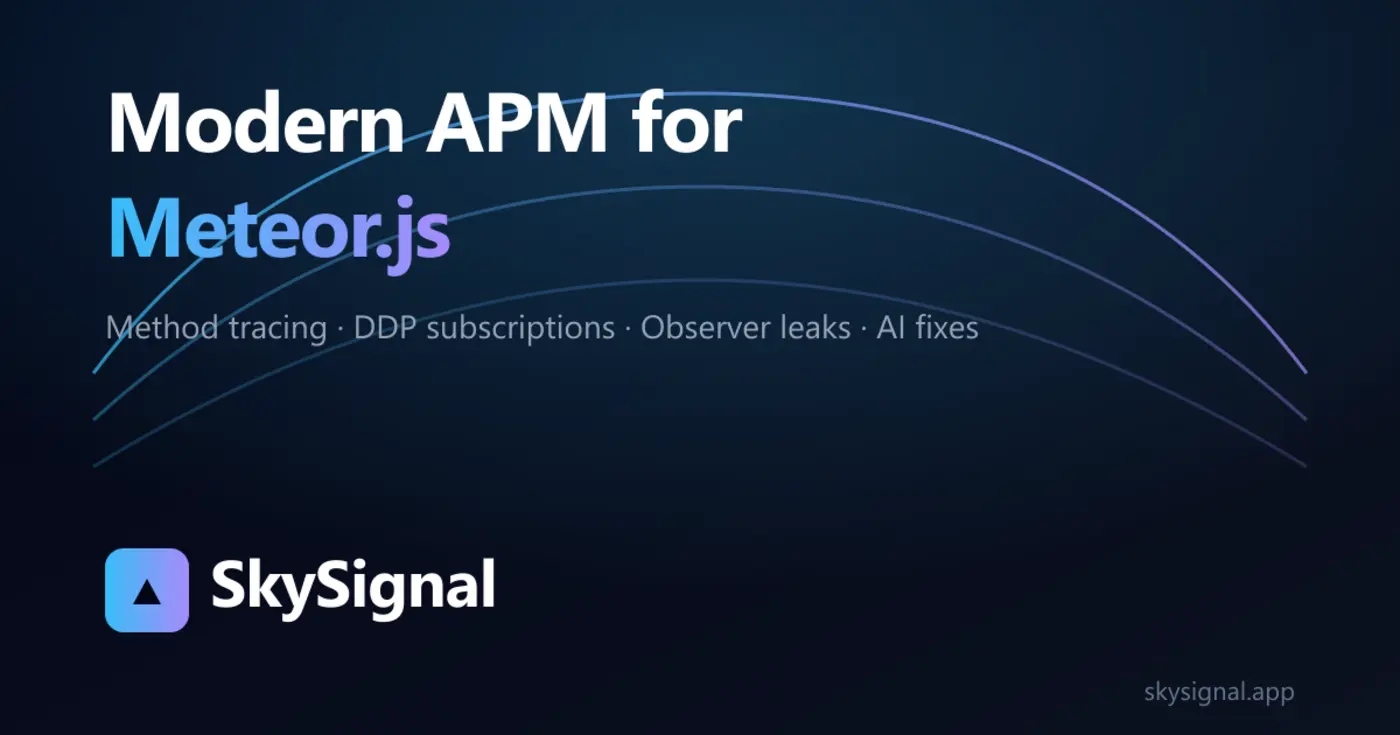 show hn skysignal an apm that opens prs to fix your bugs