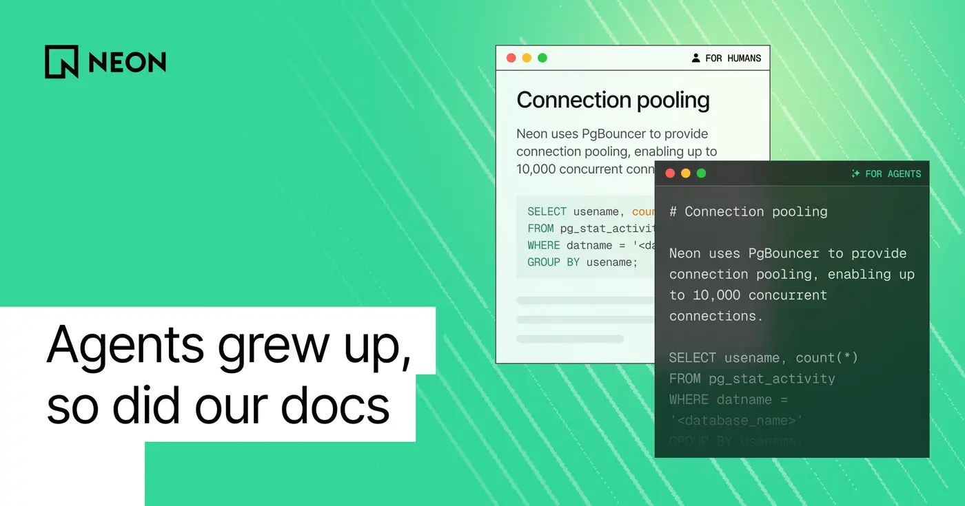 agents grew up so did our docs