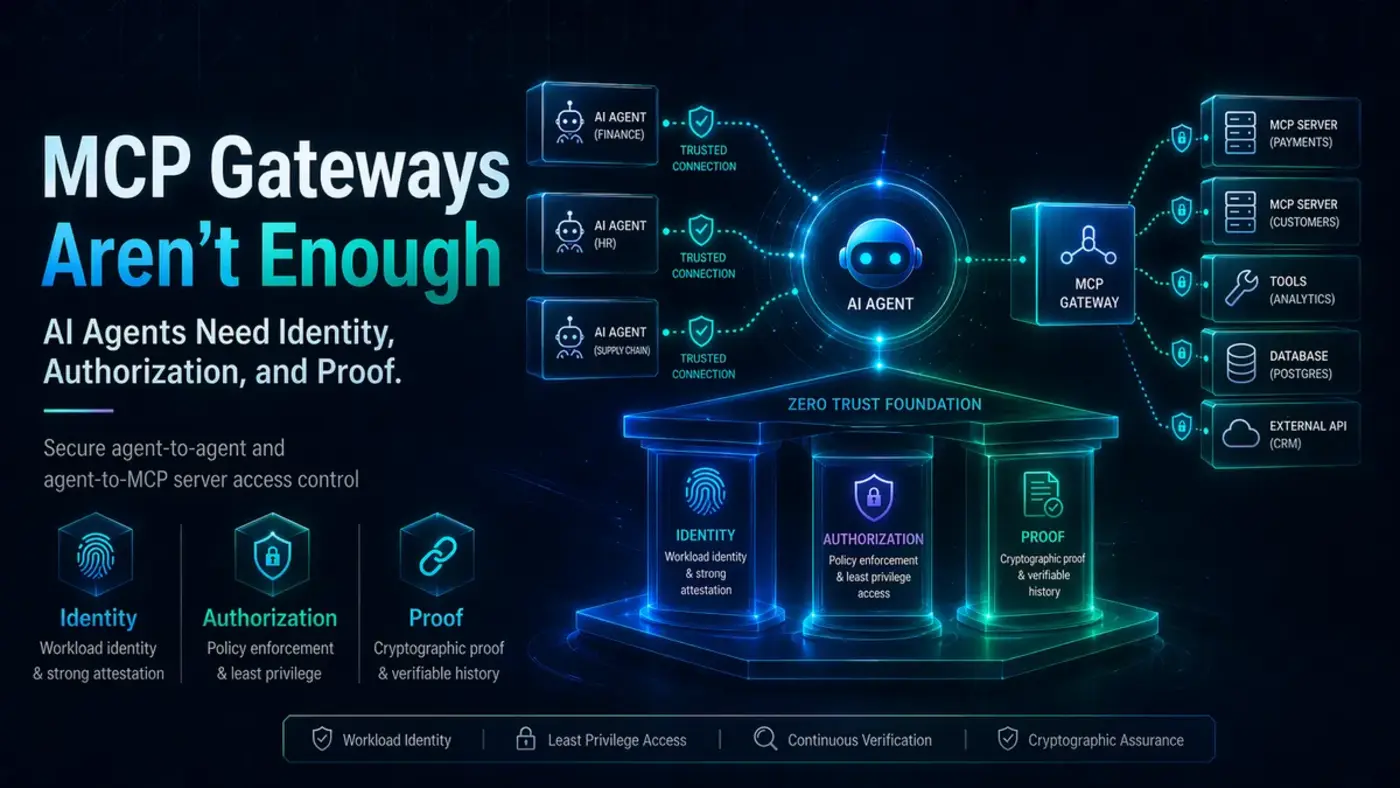 mcp gateways arenx27t enough ai agents need identity authorization and proof