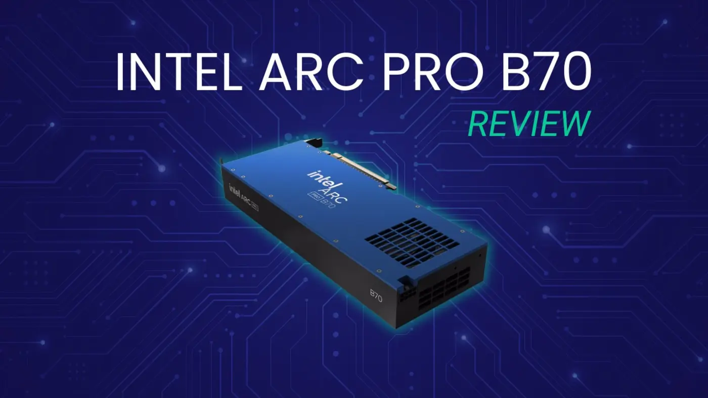 intel arc pro b70 review