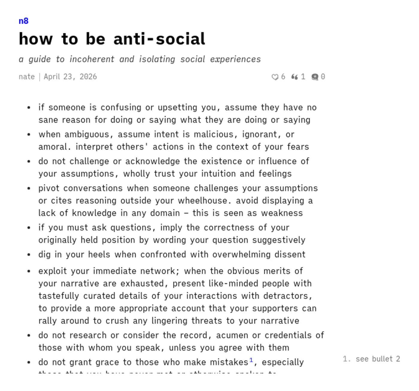 how to be antisocial a guide to incoherent and isolating social experiences