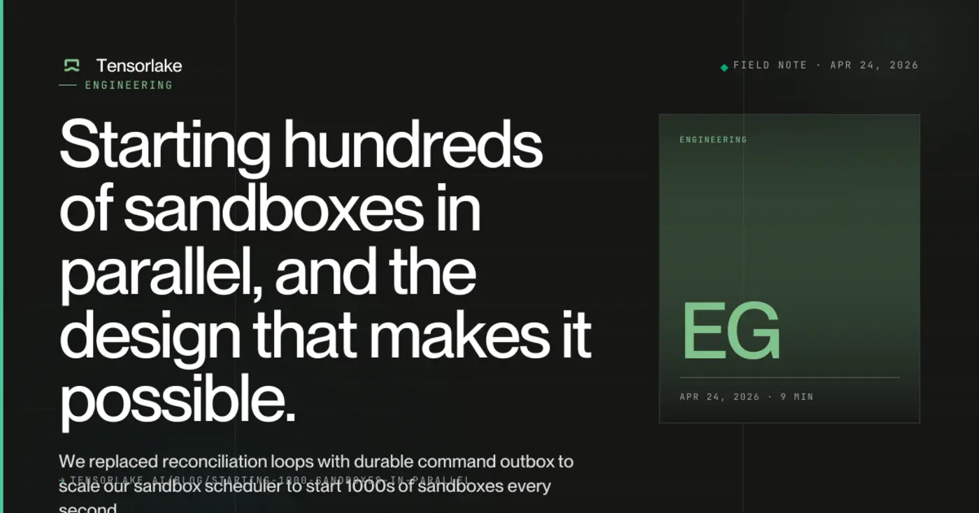 starting sandboxes in parallel