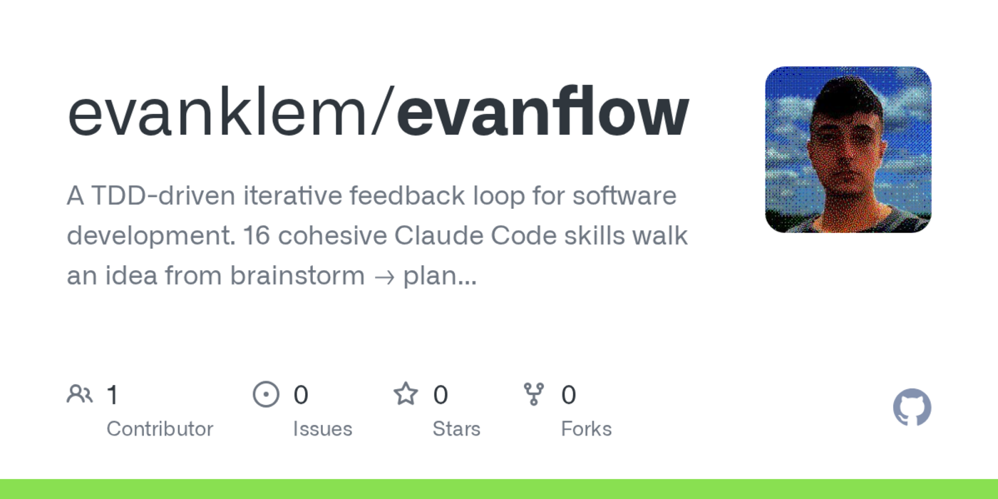 evanflow a tdd driven feedback loop for claude code