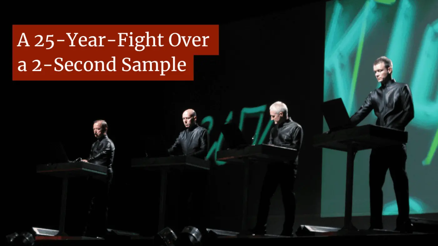 a 25yearfight over a 2second sample