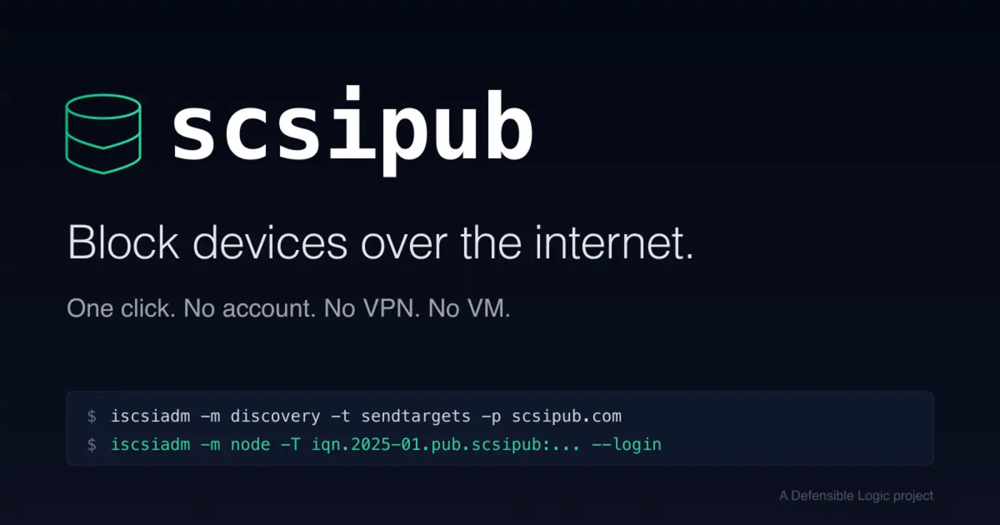 we run iscsi over the internet