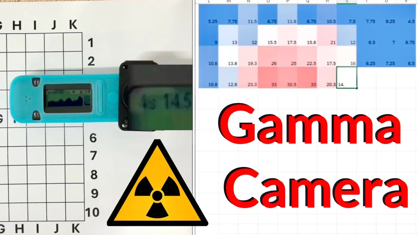 demonstrating the idea of gamma camera imaging video
